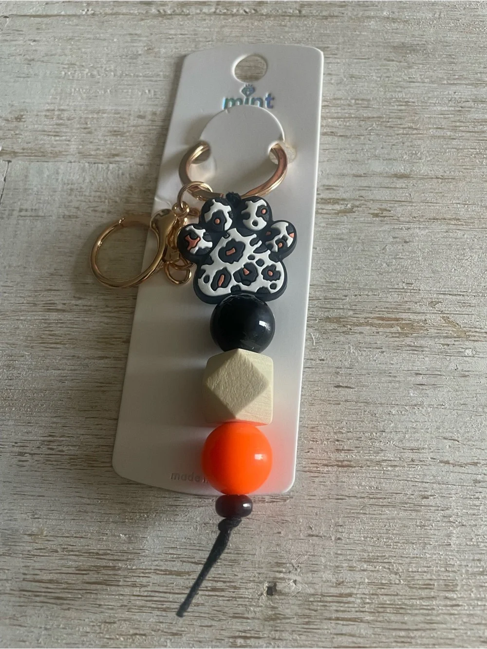 Paw Keychain Bag Charm - Pick One